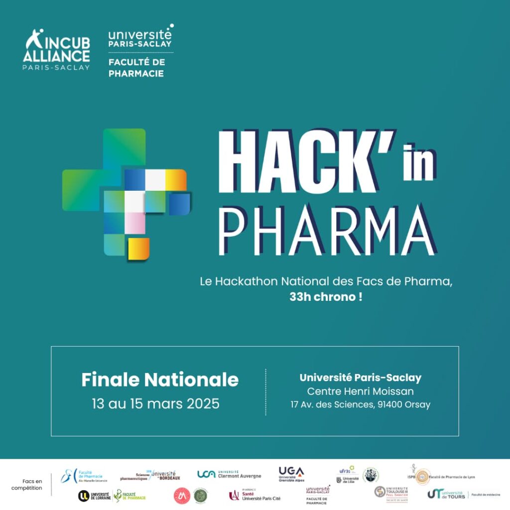 Atelier Hack’in Pharma Auvergne-Rhône-Alpes (13 au 15 mars)